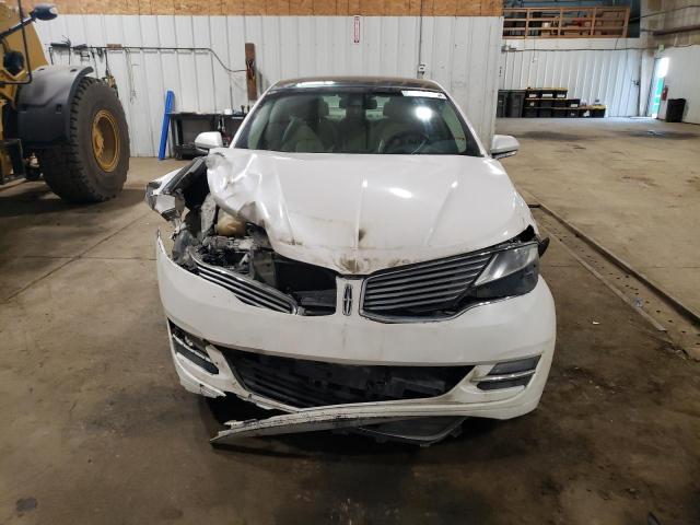 3LN6L2G91DR811499 - 2013 LINCOLN MKZ WHITE photo 5