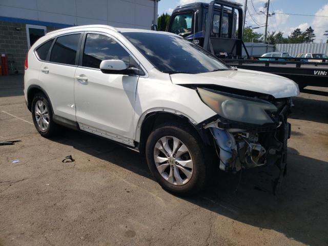 5J6RM4H74EL045981 - 2014 HONDA CR-V EXL თეთრი ფოტო 4
