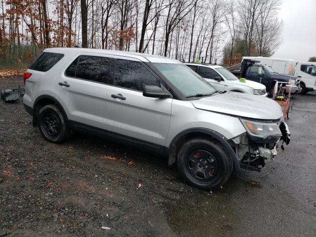 1FM5K8AR0GGC61766 - 2016 FORD EXPLORER POLICE INTERCEPTOR SILVER photo 4