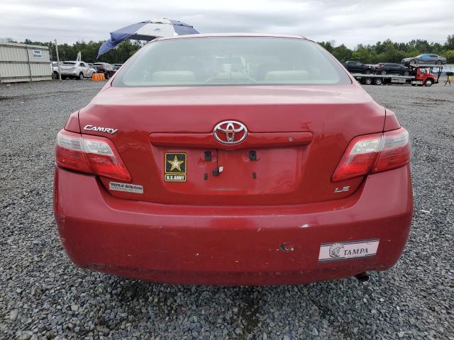 4T1BE46K09U354726 - 2009 TOYOTA CAMRY BASE BURGUNDY photo 6