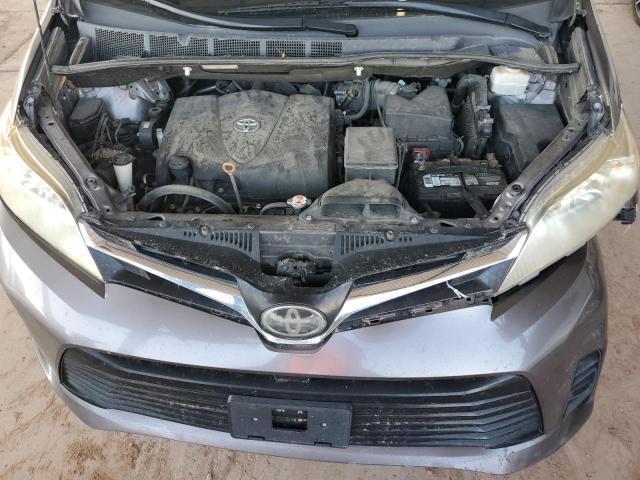5TDKZ3DC9KS001930 - 2019 TOYOTA SIENNA LE GRAY photo 12