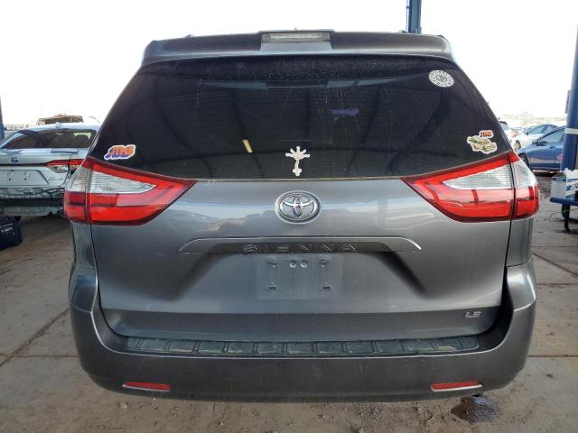 5TDKZ3DC9KS001930 - 2019 TOYOTA SIENNA LE GRAY photo 6