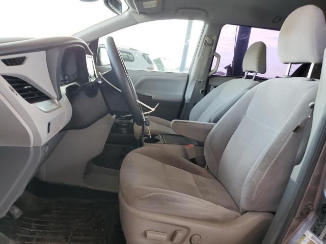 5TDKZ3DC9KS001930 - 2019 TOYOTA SIENNA LE GRAY photo 7