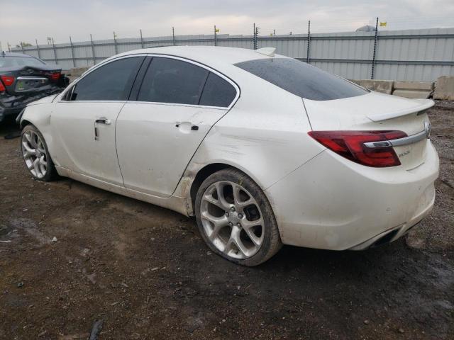 2G4GT5GX2F9271254 - 2015 BUICK REGAL GS WHITE photo 2