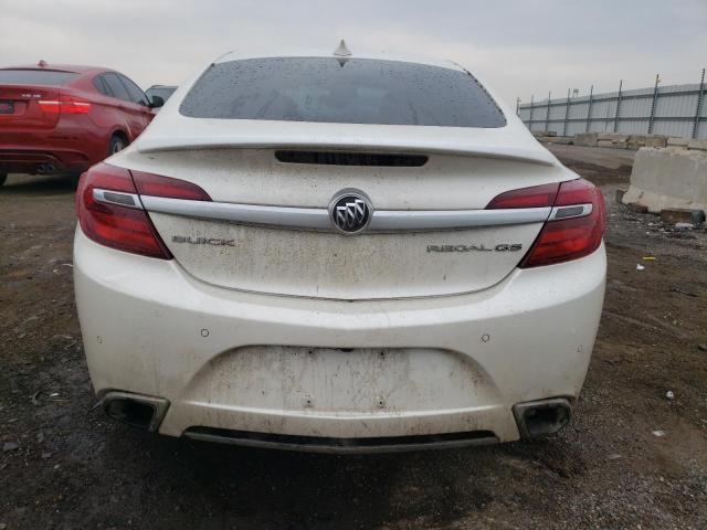 2G4GT5GX2F9271254 - 2015 BUICK REGAL GS WHITE photo 6