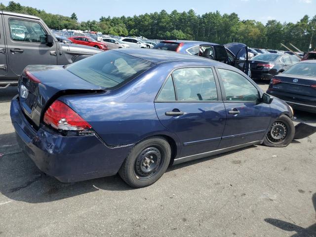1HGCM56167A198426 - 2007 HONDA ACCORD VALUE BLUE photo 3