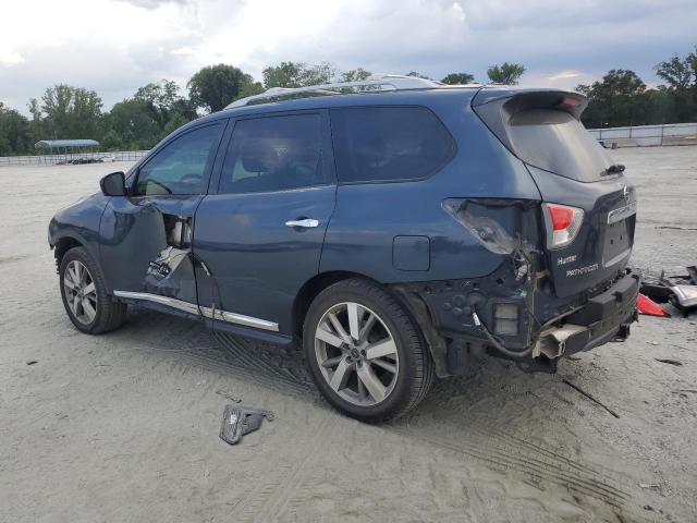 5N1AR2MN0EC612907 - 2014 NISSAN PATHFINDER S 蓝色 照片 2