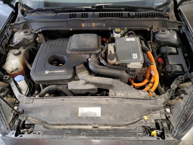 3FA6P0LU0KR284209 - 2019 FORD FUSION SE GRAY photo 11