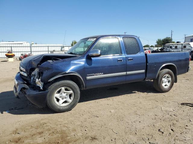 5TBRN34123S384144 - 2003 TOYOTA TUNDRA ACCESS CAB SR5 BLUE photo 1