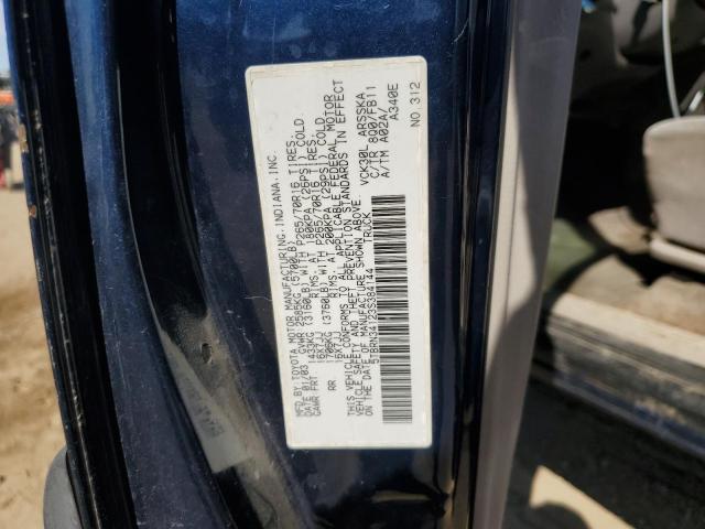 5TBRN34123S384144 - 2003 TOYOTA TUNDRA ACCESS CAB SR5 BLUE photo 12
