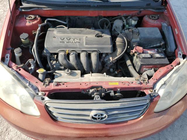 2T1BR32EX4C220881 - 2004 TOYOTA COROLLA CE Rouge photo 11
