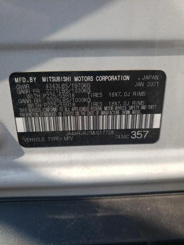 JA4ARUAU7MU017728 - 2021 MITSUBISHI OUTLANDER ES WHITE photo 14