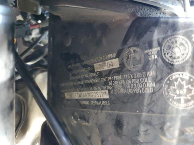 5HD1FCW1X4Y620812 - 2004 HARLEY-DAVIDSON FLHTCUI 双色 照片 9