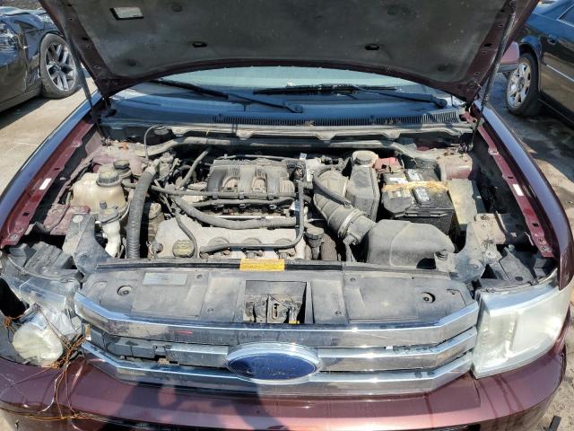 2FMGK5CC5ABA54000 - 2010 FORD FLEX SEL BURGUNDY photo 12