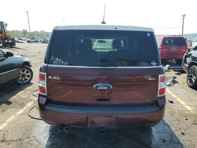 2FMGK5CC5ABA54000 - 2010 FORD FLEX SEL BURGUNDY photo 6