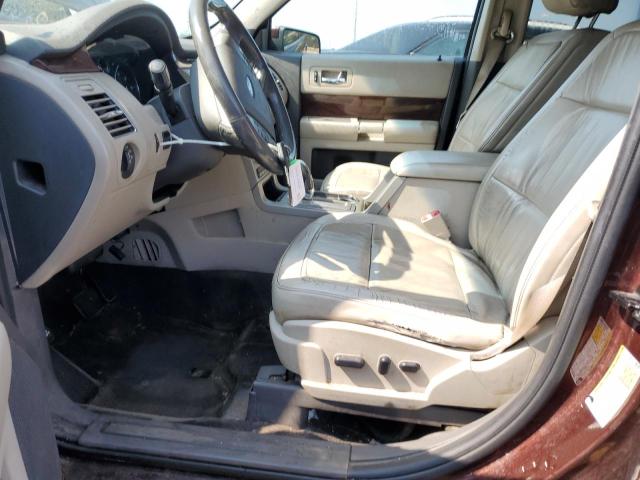 2FMGK5CC5ABA54000 - 2010 FORD FLEX SEL BURGUNDY photo 7
