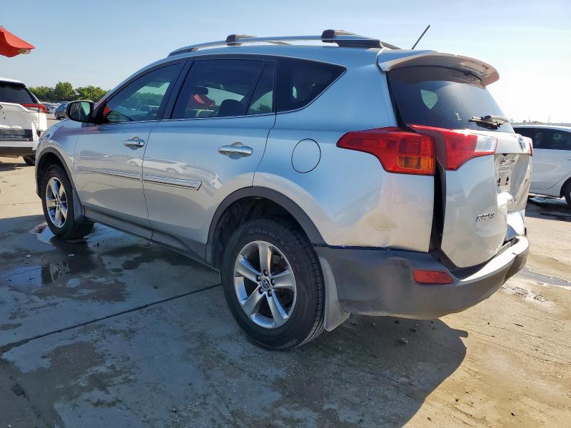 JTMWFREV6FD059041 - 2015 TOYOTA RAV4 XLE SILVER photo 2