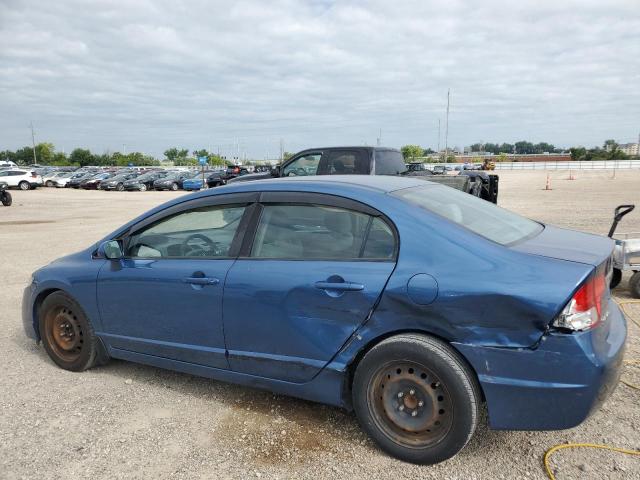 19XFA1F51AE042914 - 2010 HONDA CIVIC LX BLUE photo 2
