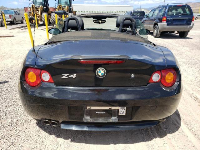 4USBT534X3LT21469 - 2003 BMW Z4 3.0 BLACK photo 6