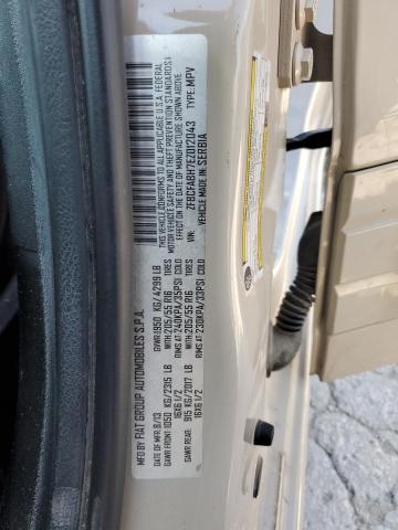 ZFBCFABH7EZ012043 - 2014 FIAT 500L EASY 棕色 照片 12