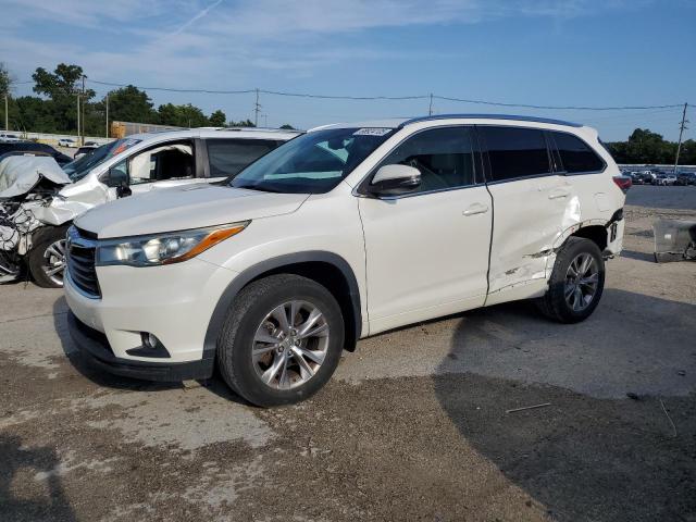 5TDJKRFH4FS176801 - 2015 TOYOTA HIGHLANDER XLE თეთრი ფოტო 1