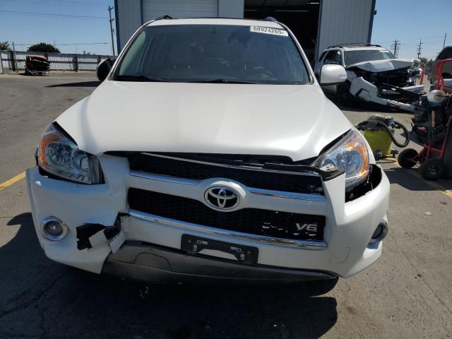 2T3DK4DV2CW080636 - 2012 TOYOTA RAV4 LIMITED თეთრი ფოტო 5