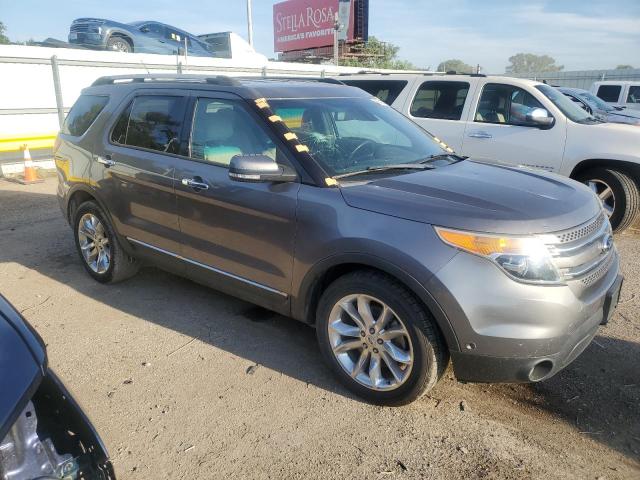 1FM5K8F80DGB99555 - 2013 FORD EXPLORER LIMITED GRAY photo 4
