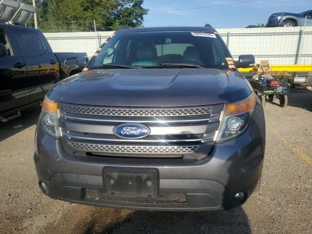 1FM5K8F80DGB99555 - 2013 FORD EXPLORER LIMITED GRAY photo 5