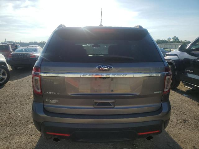 1FM5K8F80DGB99555 - 2013 FORD EXPLORER LIMITED GRAY photo 6