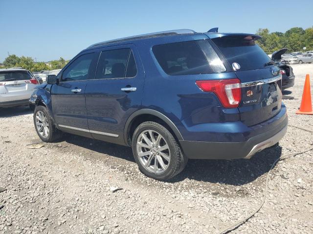 1FM5K7F81HGC37939 - 2017 FORD EXPLORER LIMITED BLUE photo 2