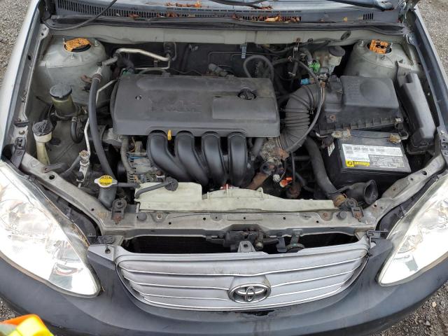 2T1BR32EX4C290204 - 2004 TOYOTA COROLLA CE GRAY photo 11