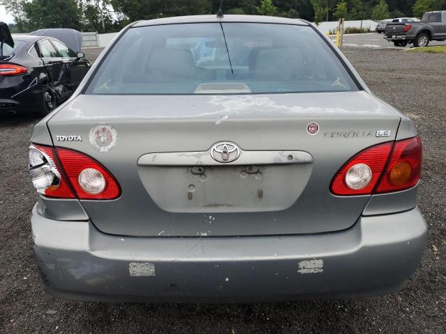 2T1BR32EX4C290204 - 2004 TOYOTA COROLLA CE GRAY photo 6