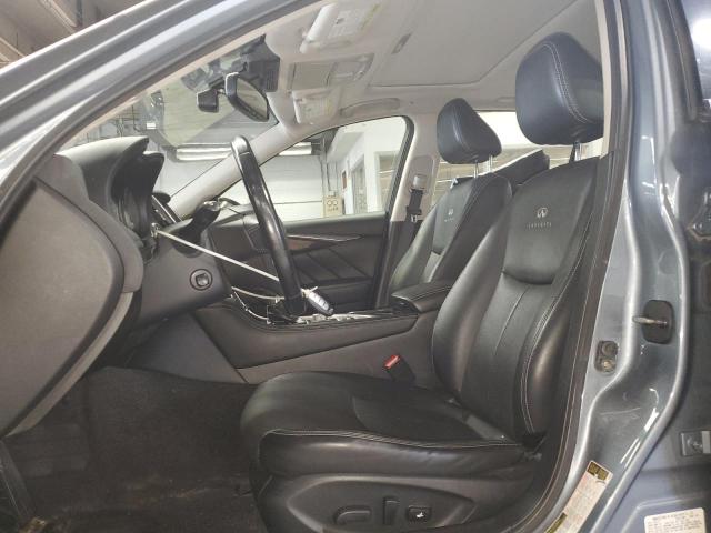 JN1BV7AR2EM680597 - 2014 INFINITI Q50 BASE BLUE photo 7