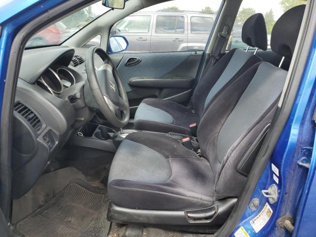 JHMGD38448S018897 - 2008 HONDA FIT BLUE photo 7