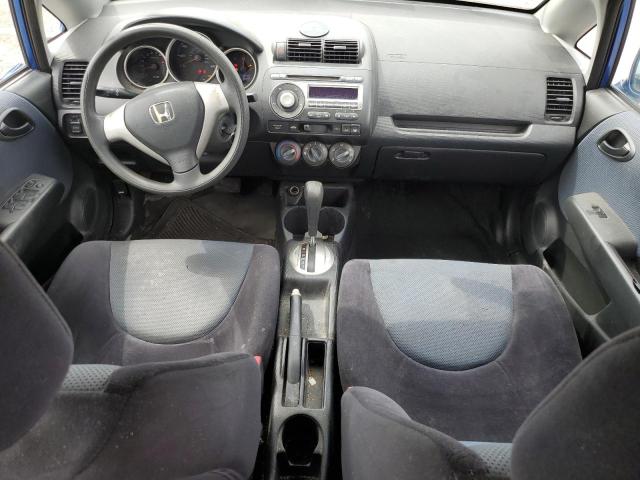 JHMGD38448S018897 - 2008 HONDA FIT BLUE photo 8