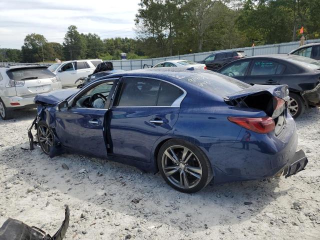 JN1EV7AP3KM542431 - 2019 INFINITI Q50 LUXE BLUE photo 2