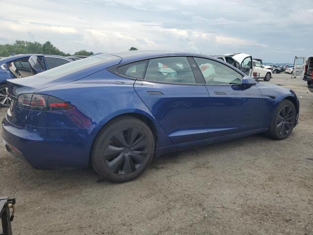 5YJSA1E53RF535872 - 2024 TESLA MODEL S 蓝色 照片 3