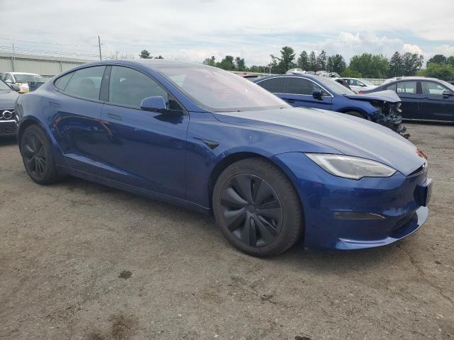 5YJSA1E53RF535872 - 2024 TESLA MODEL S 蓝色 照片 4