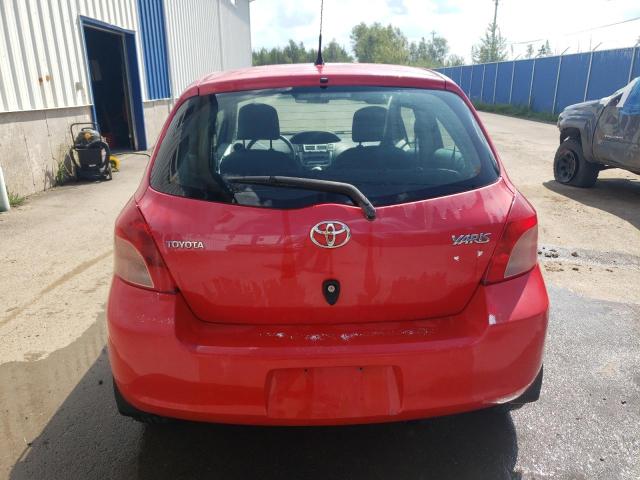 JTDKT923775100959 - 2007 TOYOTA YARIS RED photo 6