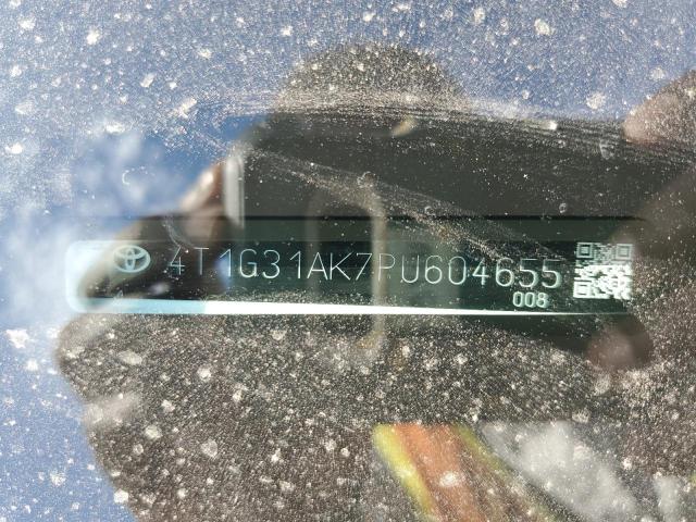 4T1G31AK7PU604655 - 2023 TOYOTA CAMRY SE NIGHT SHADE WHITE photo 12