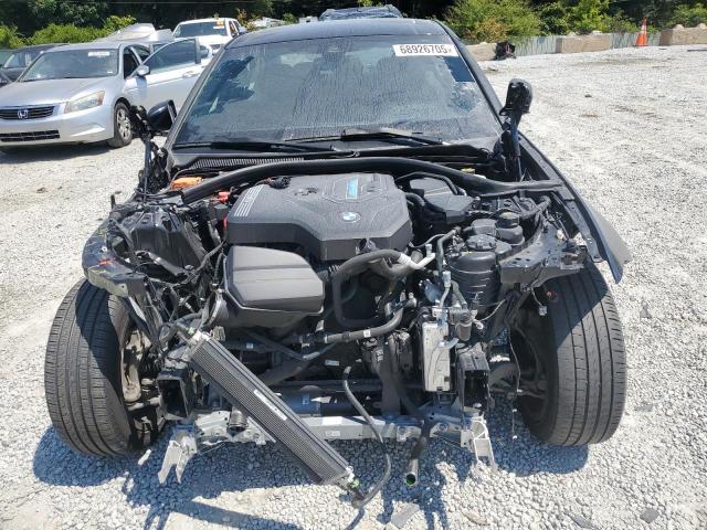 3MW5P9J04N8C65647 - 2022 BMW 330XE BLACK photo 5