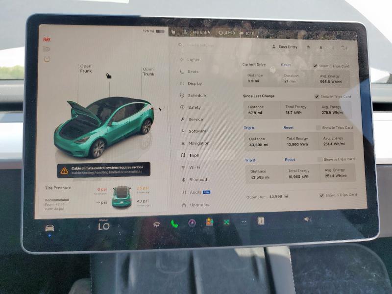 7SAYGDEE6PA091667 - 2023 TESLA MODEL Y Boz foto 9