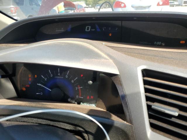 2HGFB2F58CH606893 - 2012 HONDA CIVIC LX BURGUNDY photo 9