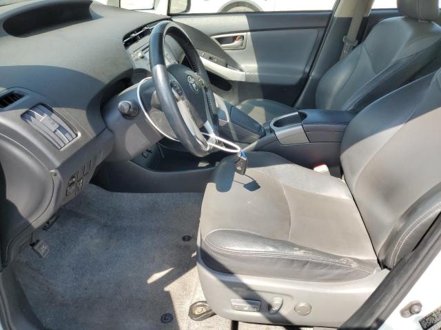 JTDKN3DU2D5655634 - 2013 TOYOTA PRIUS WHITE photo 7