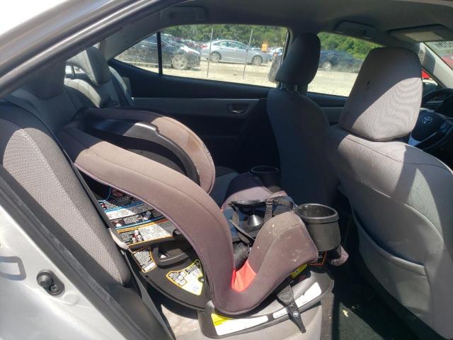 2T1BURHE5HC934626 - 2017 TOYOTA COROLLA L ვერცხლისფერი ფოტო 10