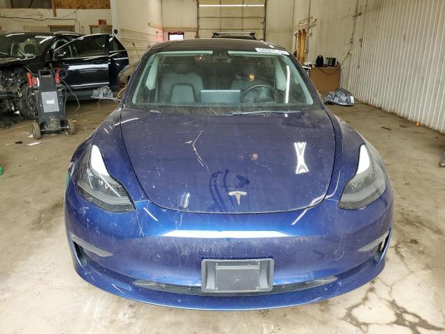 5YJ3E1EB7NF189706 - 2022 TESLA MODEL 3 BLUE photo 5