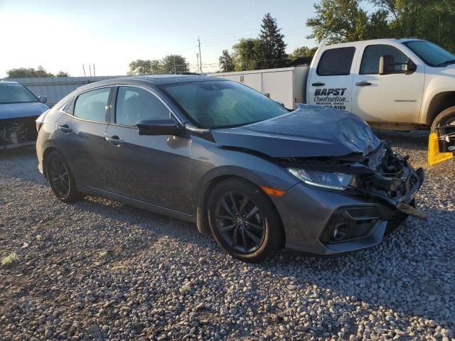 SHHFK7H64MU202206 - 2021 HONDA CIVIC EX GRAY photo 4