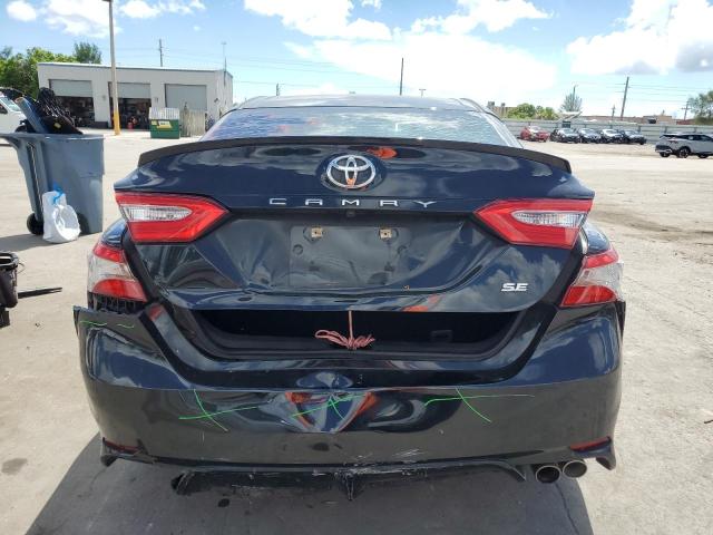 4T1B11HK7JU117906 - 2018 TOYOTA CAMRY L BLACK photo 6