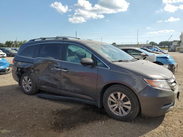 5FNRL5H60FB131816 - 2015 HONDA ODYSSEY EXL SILVER photo 4