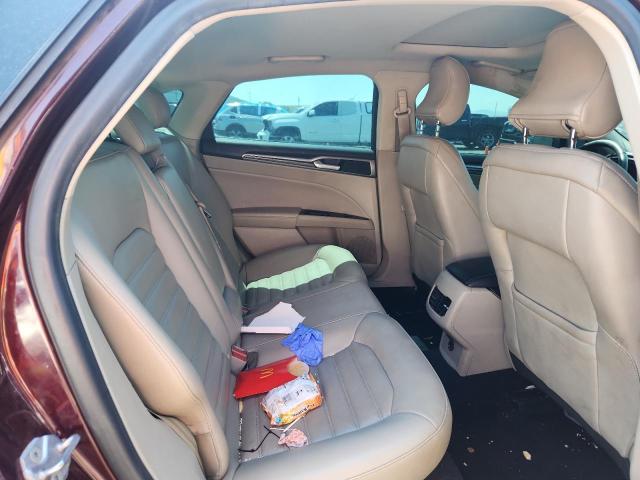 3FA6P0HD7HR269711 - 2017 FORD FUSION SE BURGUNDY photo 10